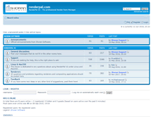 Tablet Screenshot of forum.renderpal.com